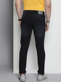 The Indian Garage Co Men Slim Fit Mildly Distressed Stretchable Jeans