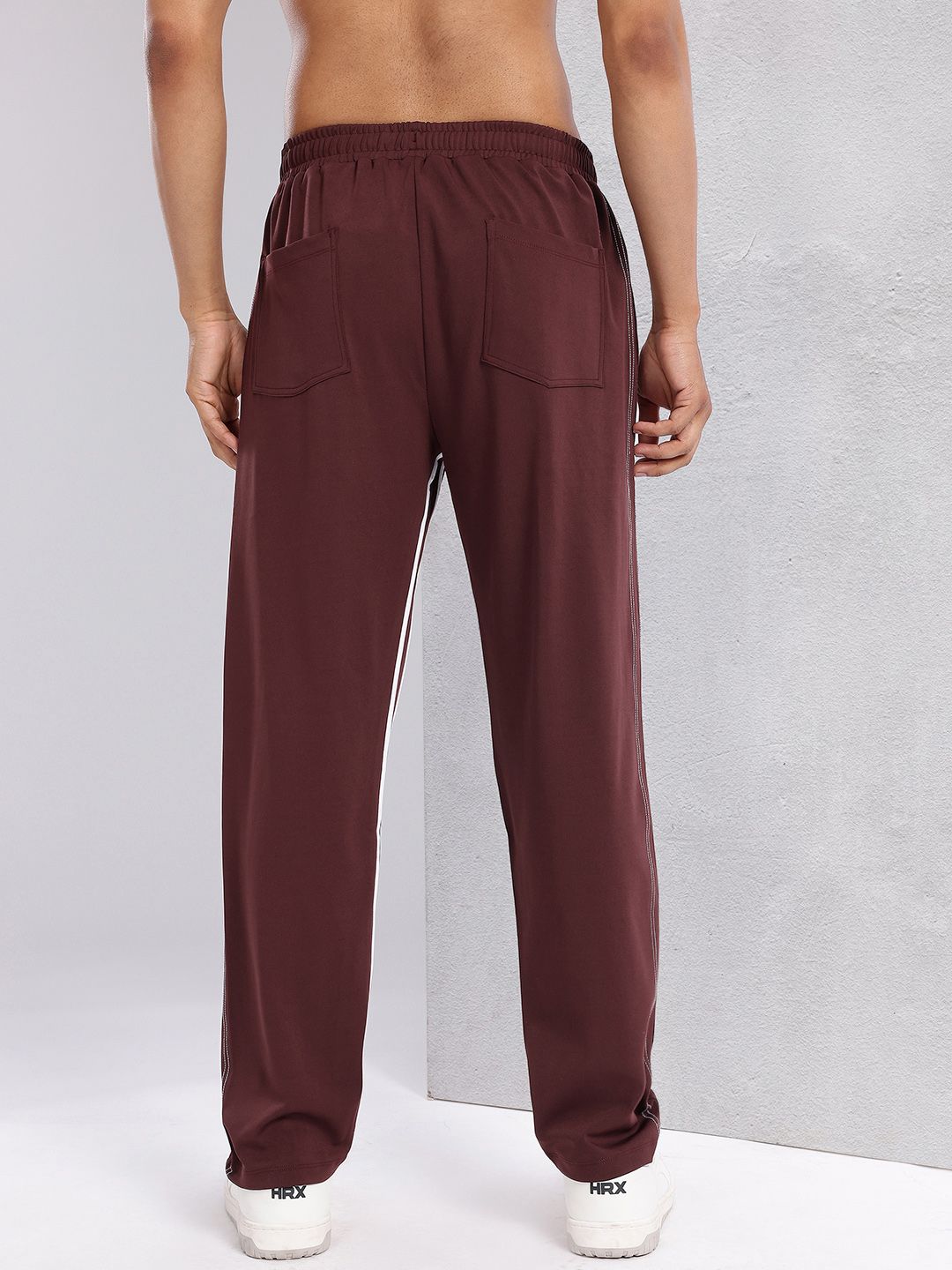 HRX by Hrithik Roshan Men Striped Detail Training Track Pants