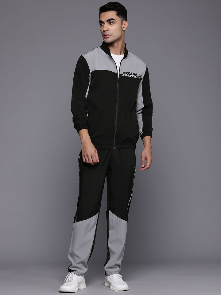 HRX oleh Hrithik Roshan Rapid-Dry Colourblock Running Tracksuit
