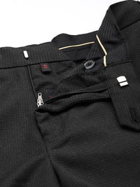 Raymond Men Checked Slim Fit Formal Trousers