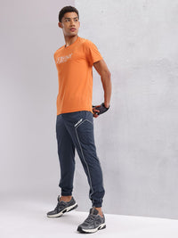 HRX by Hrithik Roshan Men Contrast Piping Rapid-Dry Training Joggers