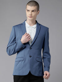 Park Avenue Men Active Fit Single-Breasted Blazer