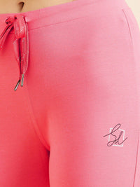 Sweet Dreams Women Pink Mid-Rise Cotton Capris