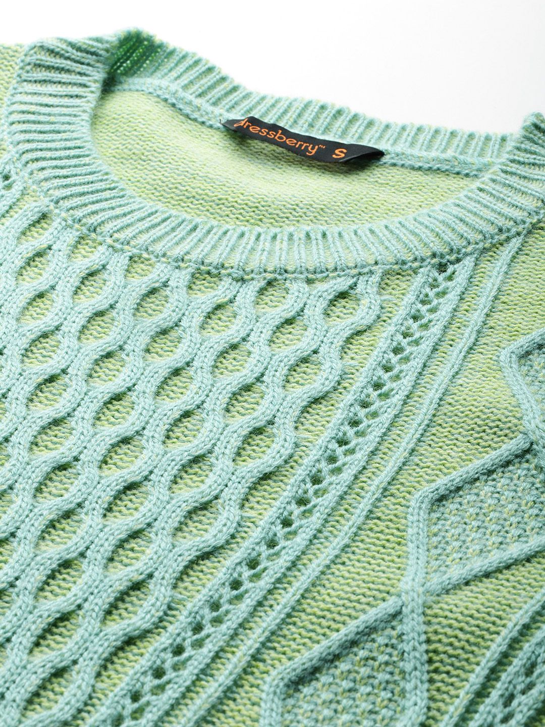 DressBerry Cable Knit Acrylic Pullover
