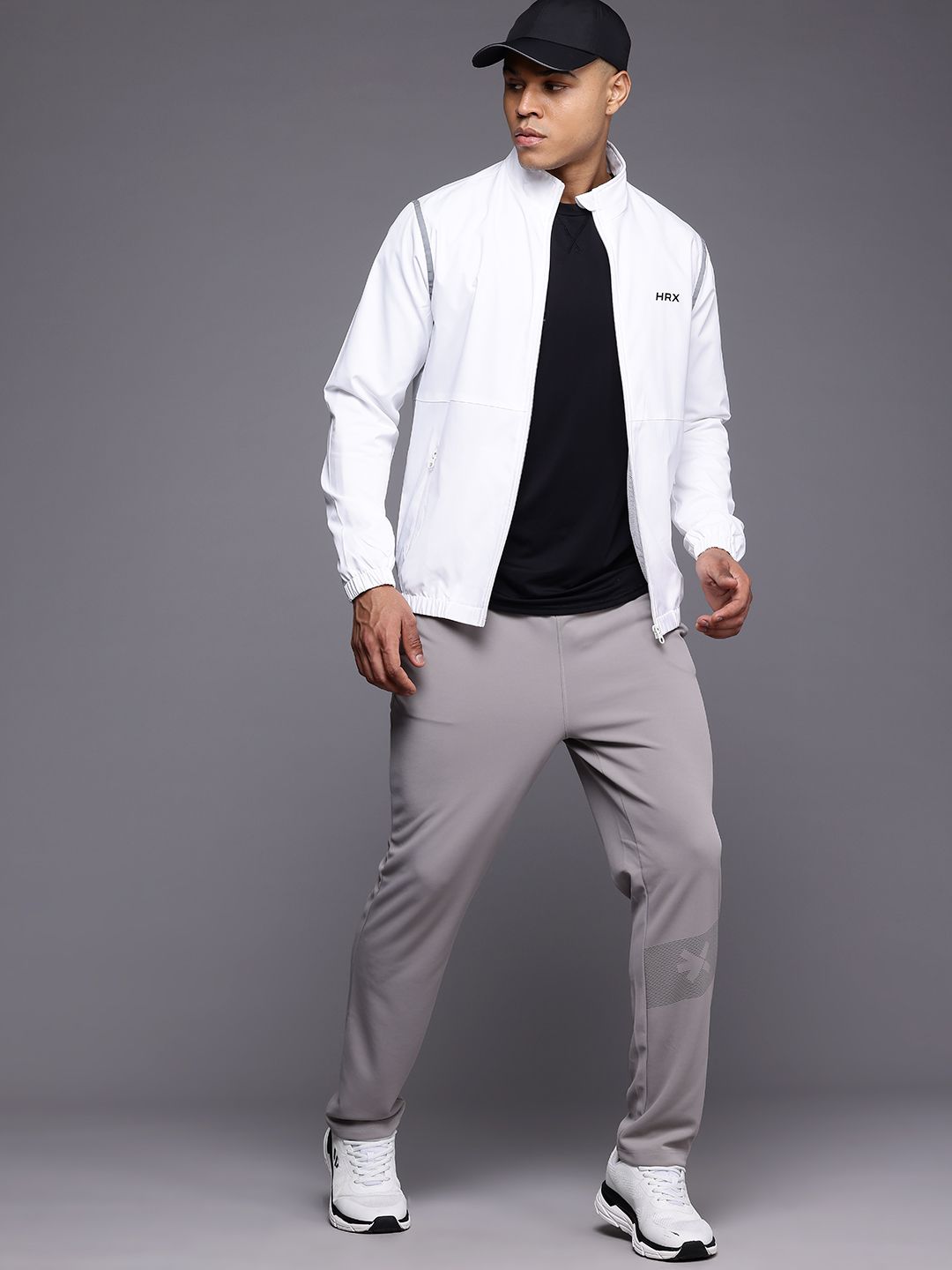 HRX by Hrithik Roshan Back Print Rapid-Dry Running Jacket