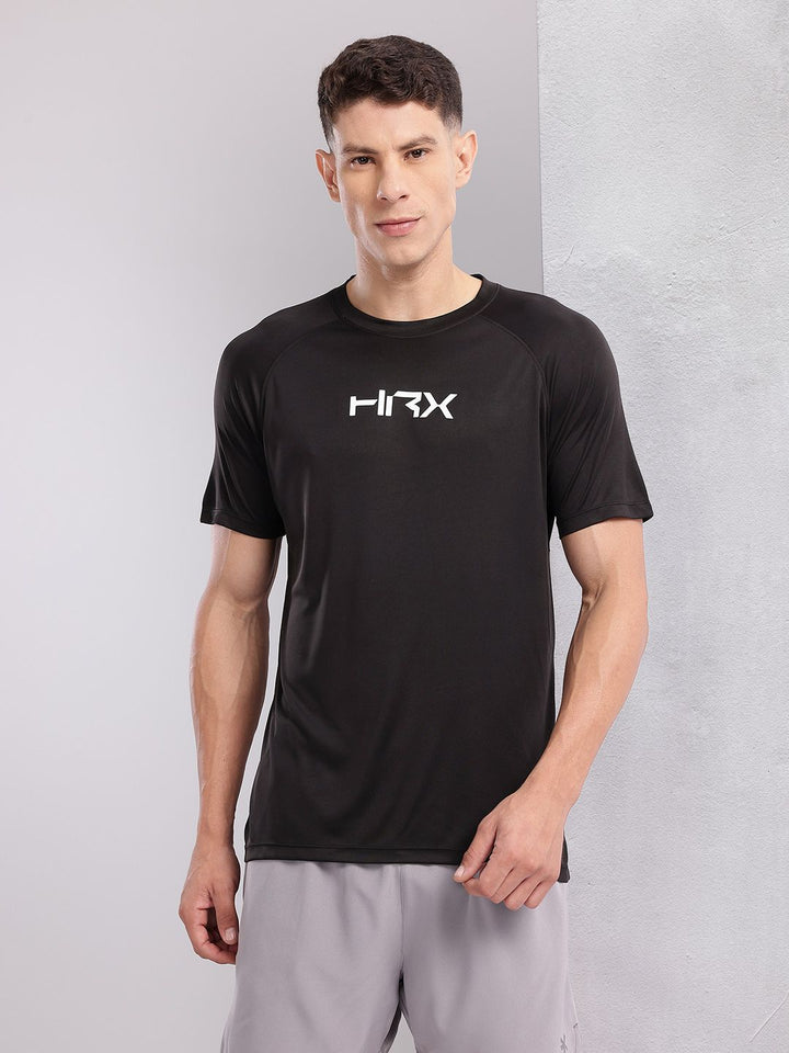 HRX by Hrithik Roshan Brand Logo Print Rapid-Dry Training T-shirt