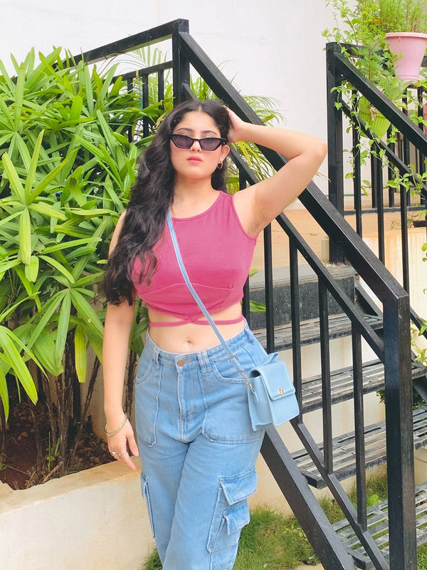 STREET 9 Women Pretty Pink Solid Top