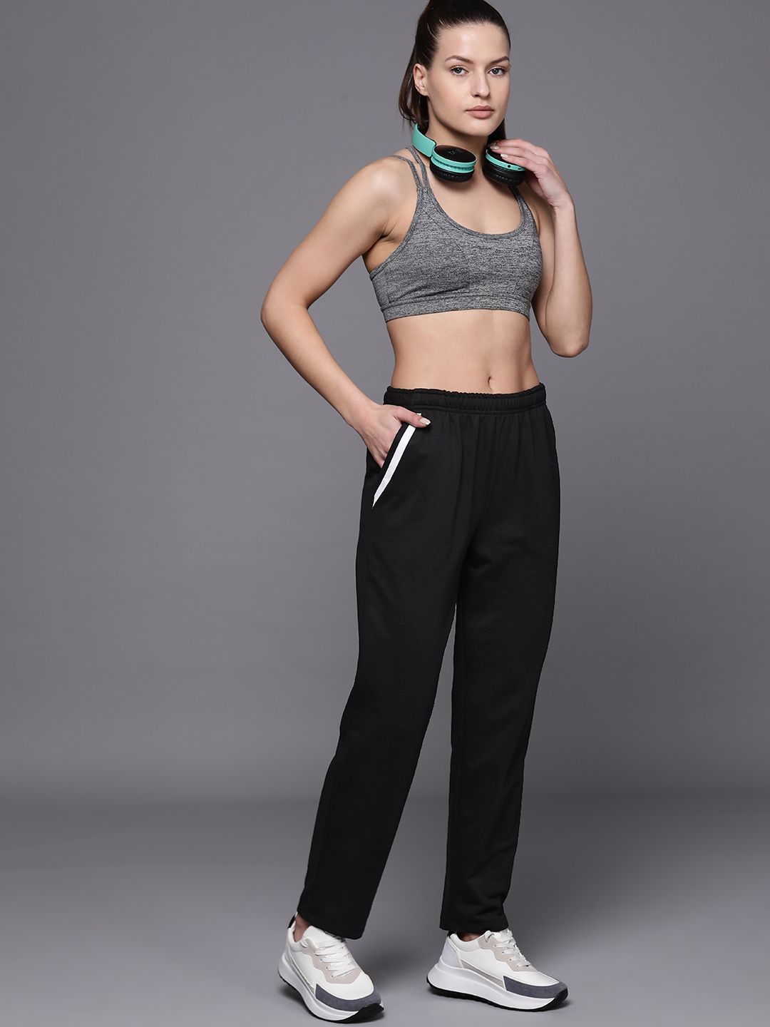 HRX by Hrithik Roshan Women Solid Track Pants