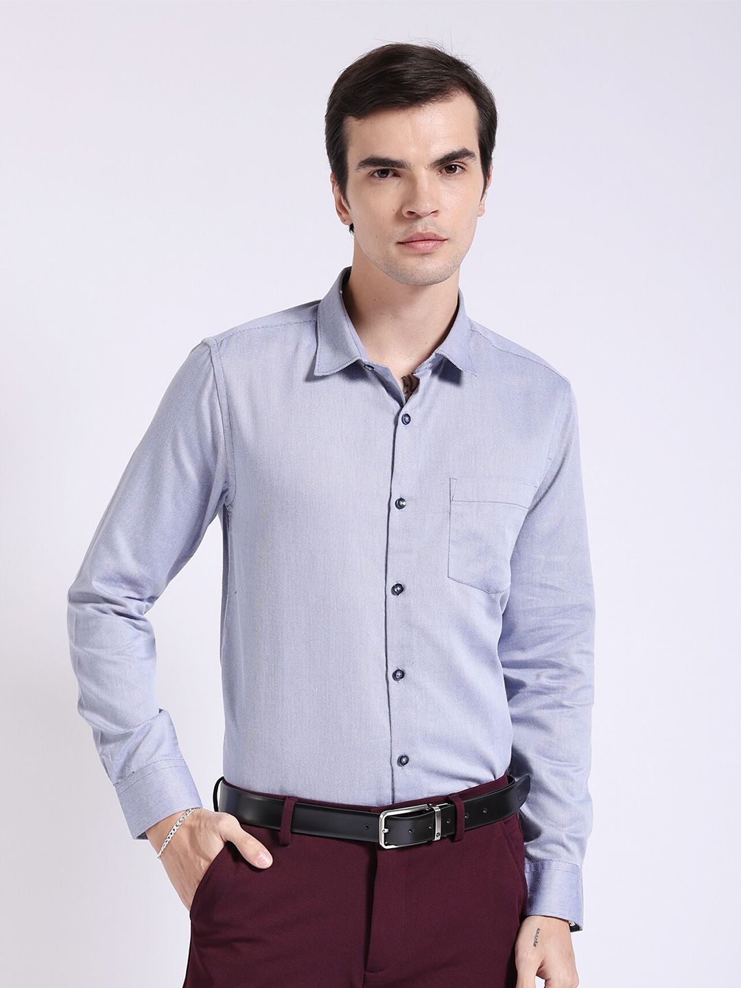 The Indian Garage Co. X Luxe Slim Fit Classic Formal Shirt