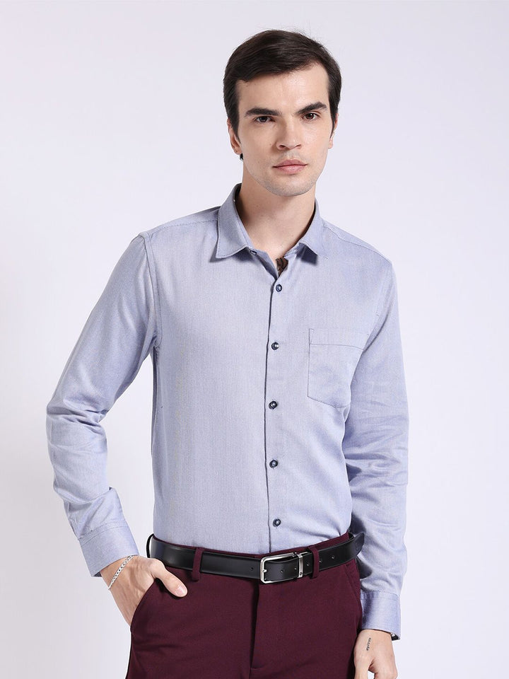 The Indian Garage Co. X Luxe Slim Fit Classic Formal Shirt