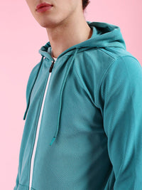 The Indian Garage Co Long Sleeves Hood Zipfront Sweatshirt