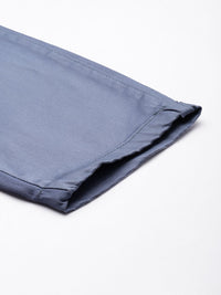 The Indian Garage Co Men Solid Slim Fit Chinos Trousers