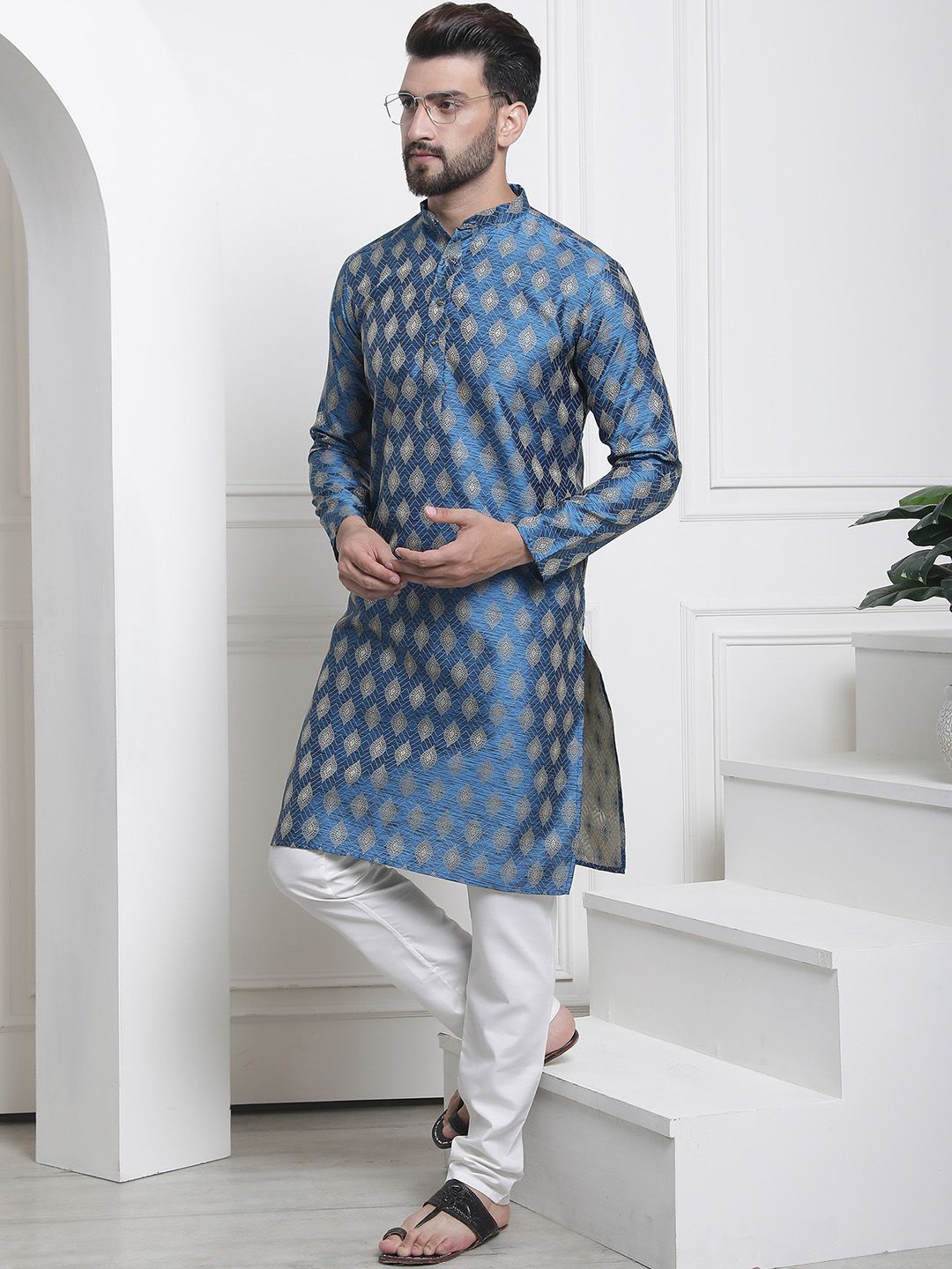 SOJANYA Motif Etnik Kurta