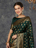KALINI Ethnic Motifs Zari Banarasi Saree
