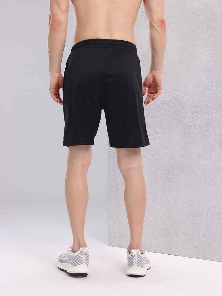 HRX by Hrithik Roshan Men Stripe Detail Rapid-Dry Training Shorts