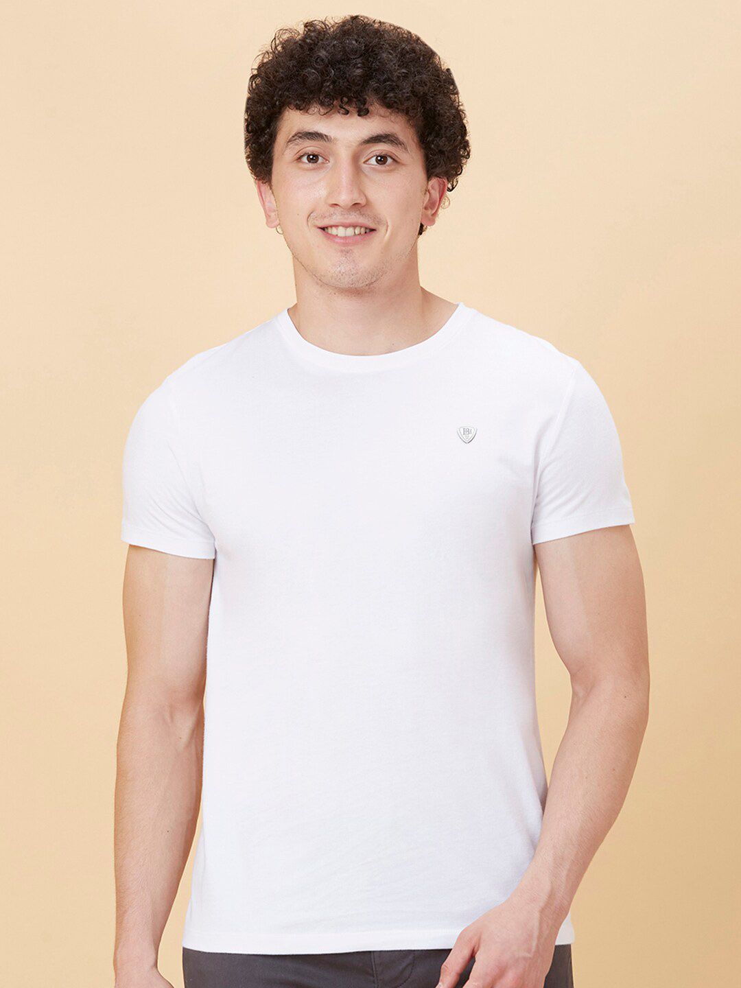 Being Human Cotton Round Neck Short Sleeves Pockets Casual T-shirt