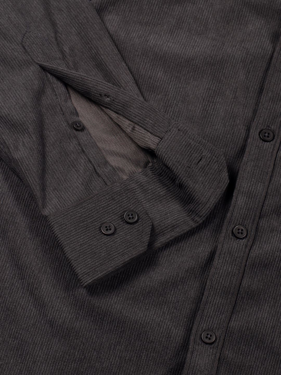 Thomas Scott Men Premium Button-Down Collar Corduroy Cotton Casual Shirt