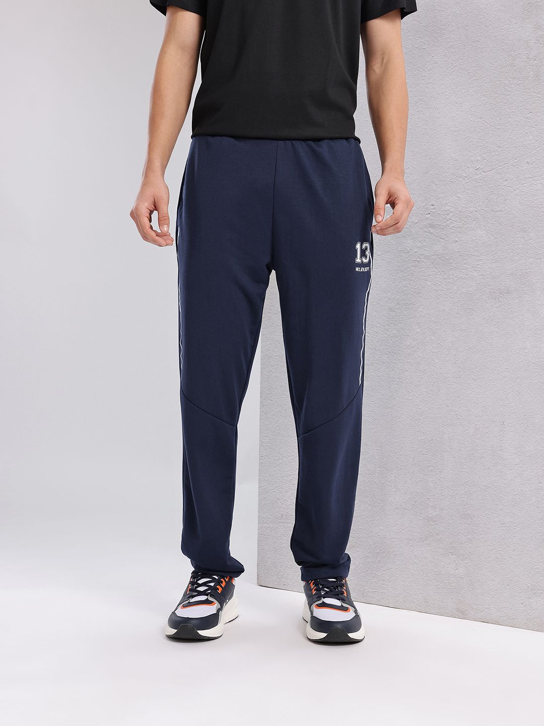 HRX by Hrithik Roshan Men Printed Panelled Track Pants