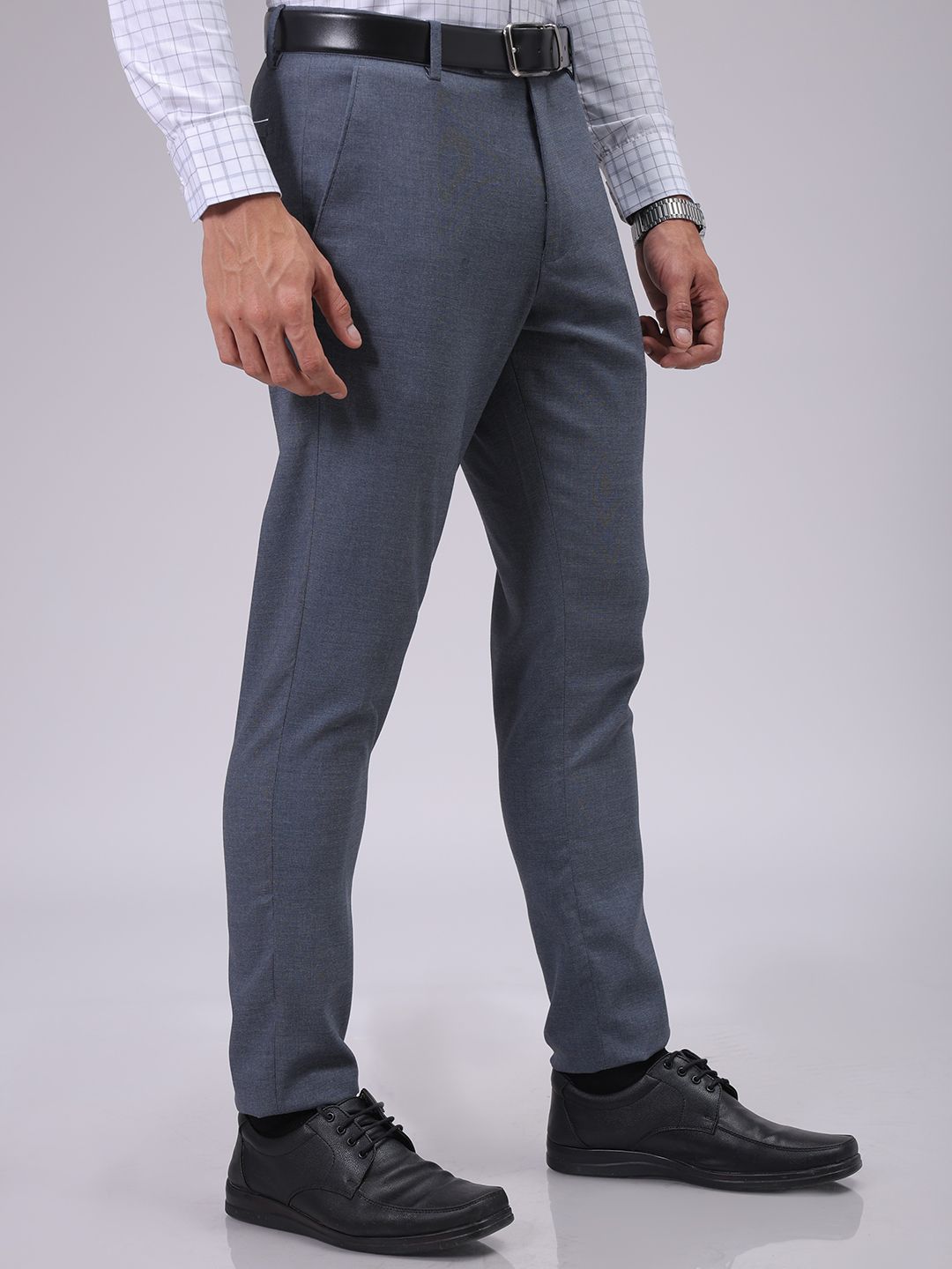The Indian Garage Co. X Luxe Men Slim Fit Formal Trousers
