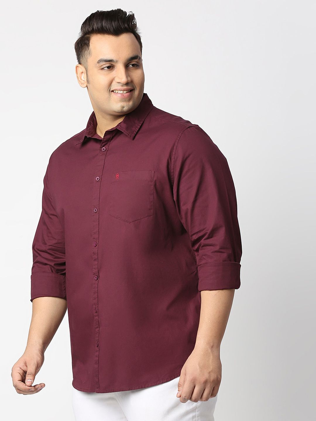 Thomas Scott Plus Size Cotton Casual Shirt