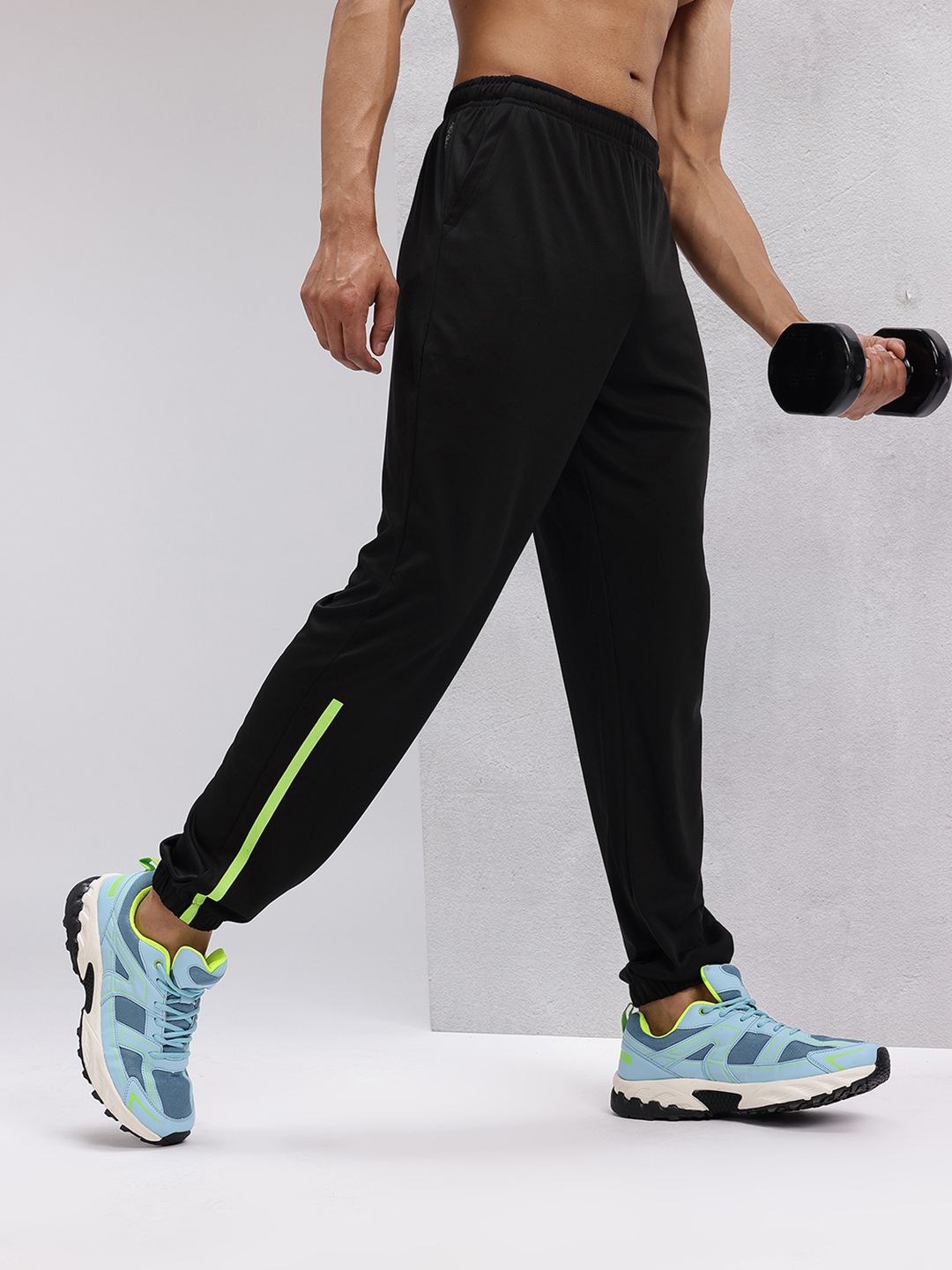 HRX by Hrithik Roshan Men Rapid-Dry Side Stripe Training Joggers