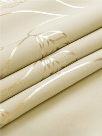 URBAN SPACE Beige Floral Printed Black Out Door Curtain