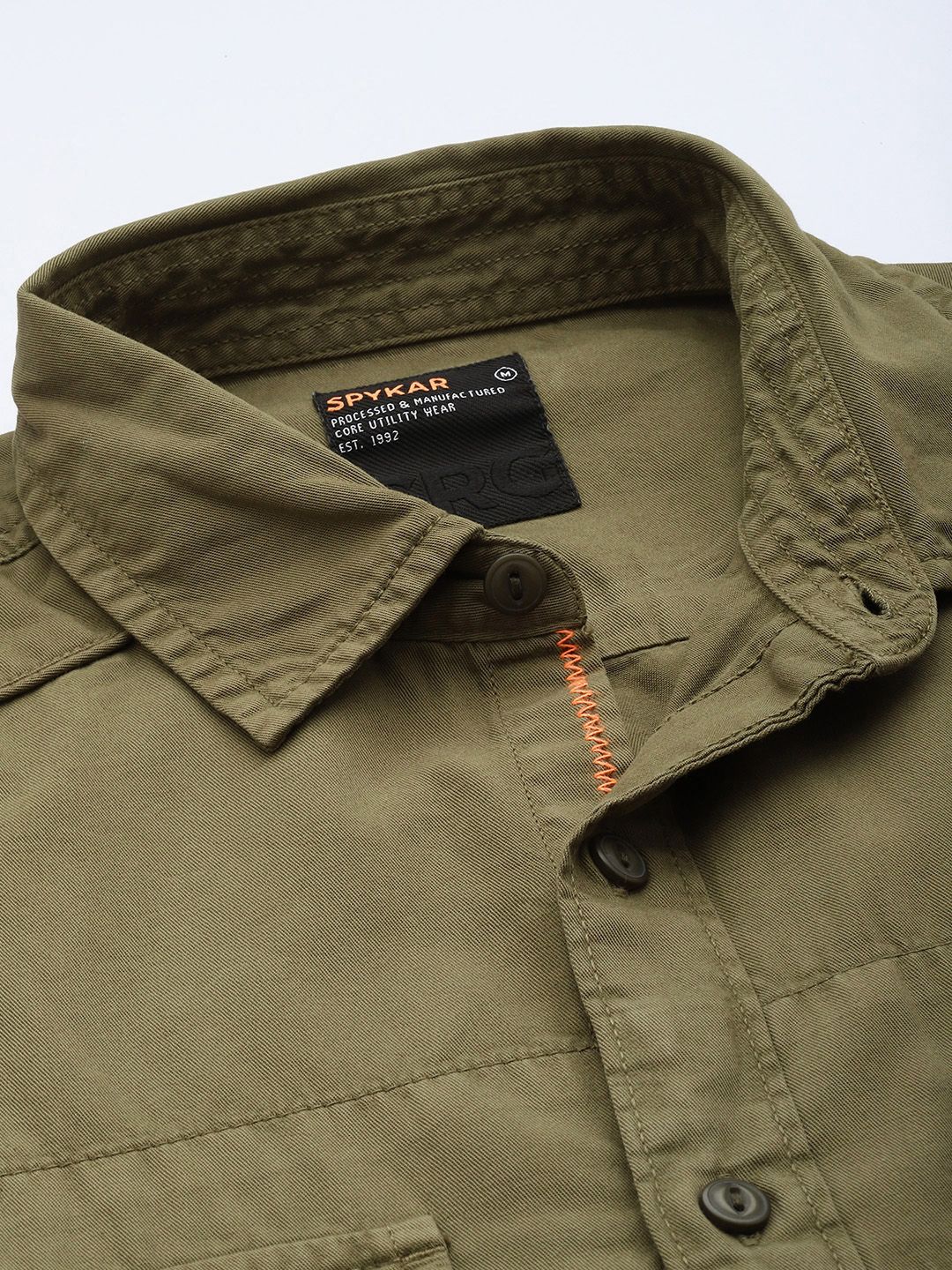 SPYKAR Pure Cotton Slim Fit Opaque Casual Shirt