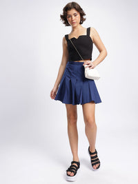 DressBerry Melty Magic Box Pleats Flared Mini Skirt