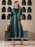 W Women Festive Geometric Print Jumpsuit