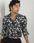 RARE RABBIT Kruela Slim Fit Floral Printed Shirt