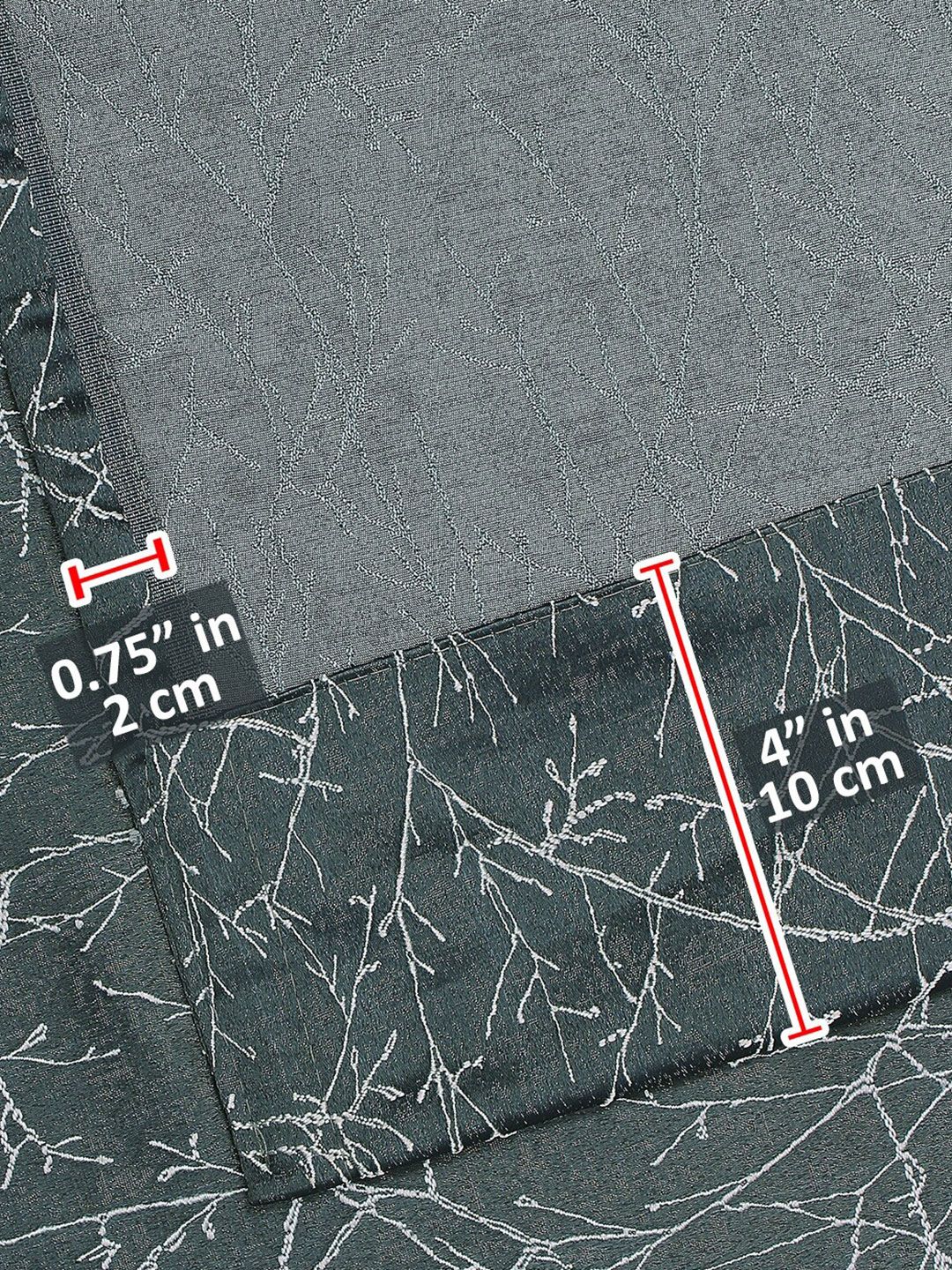 Story@Home Jacquard 400 GSM 7 feet1 U Door Curtain