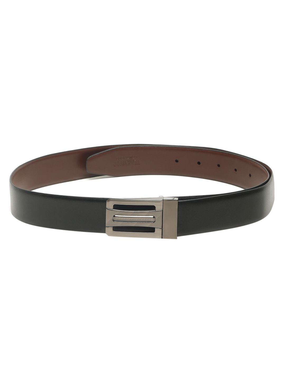 Teakwood Leathers Men Leather Reversible Belt