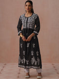 Motif Etnik House of Chikankari Cetak Pakaian Maxi