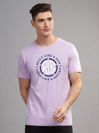 ADRO Men Typography Printed Raw Edge T-shirt
