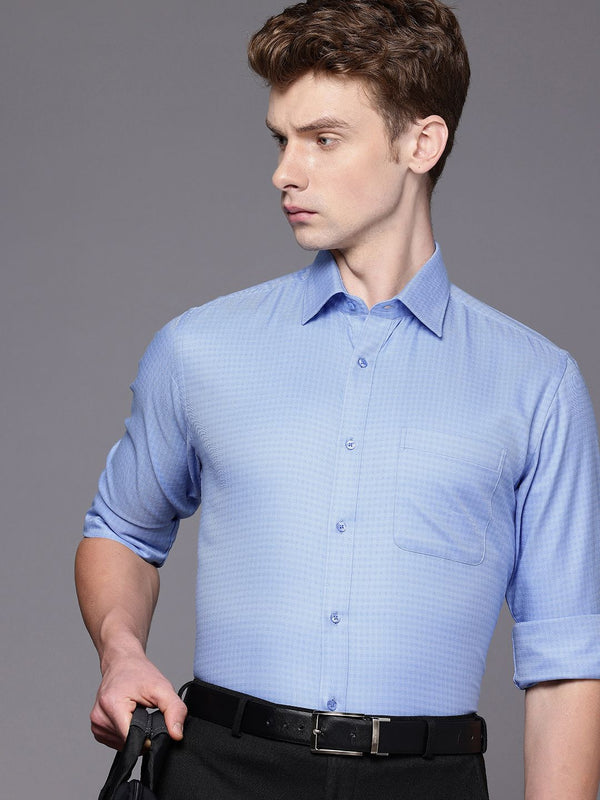 Raymond Slim Fit Checked Formal Shirt
