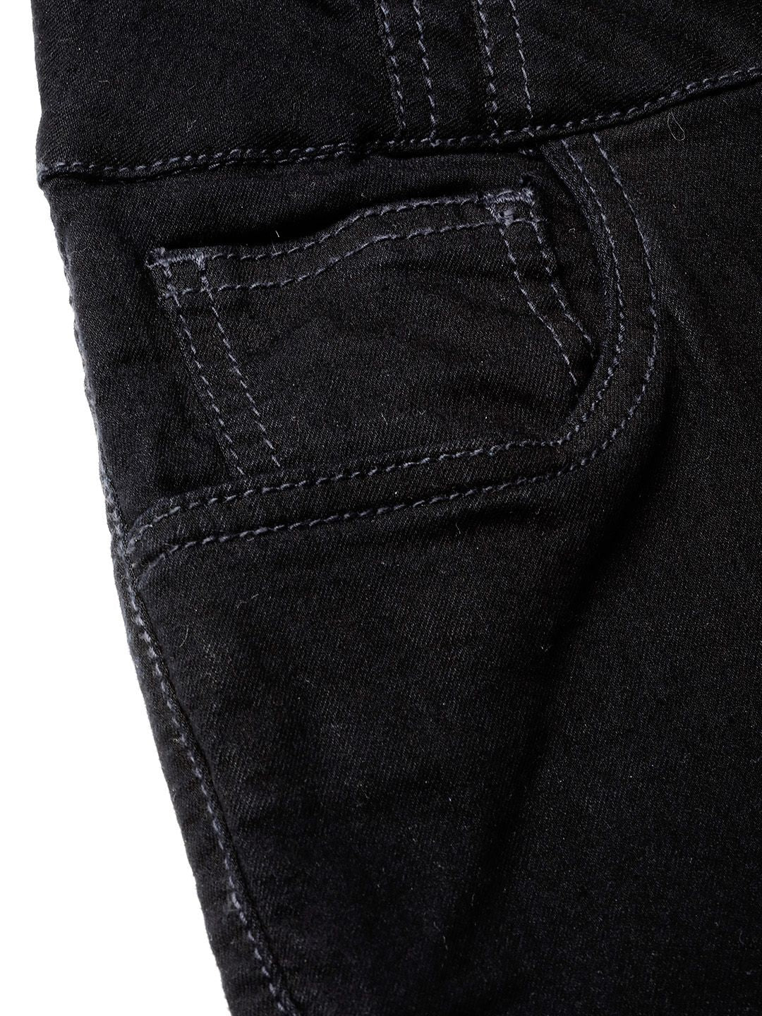 DressBerry Women Black Skinny Fit High-Rise Clean Look Stretchable Ankle Length Jeans