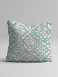 STITCHNEST Blue & White Set of 5 Ethnic Motifs Square Cushion Covers