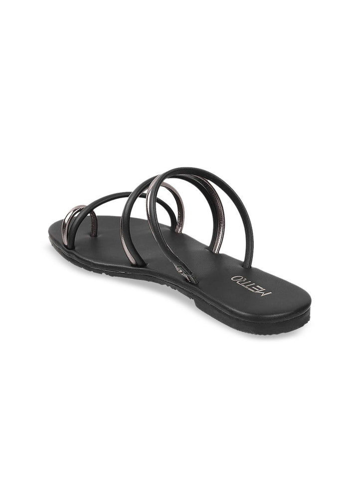 Metro Strappy One Toe Flats