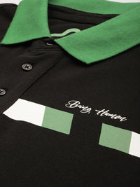 Being Human Printed Polo Collar Pure Cotton T-shirt