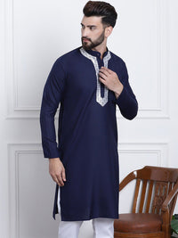 SOJANYA Mandarin Collar Straight Kurta