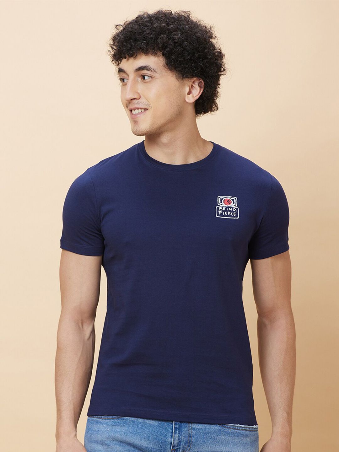 Being Human Short Sleeves Round Neck T-shirt