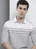 The Indian Garage Co Men Striped Casual Shirt