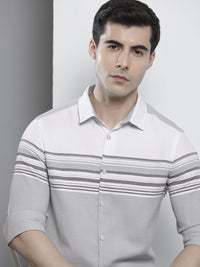 The Indian Garage Co Men Striped Casual Shirt