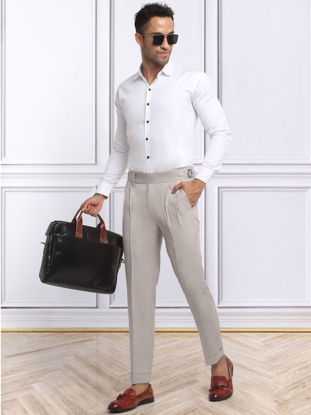 KLOTTHE Men Italian Gurkha Pants