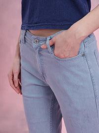 DressBerry Women Wide Leg Mid-Rise Jeans