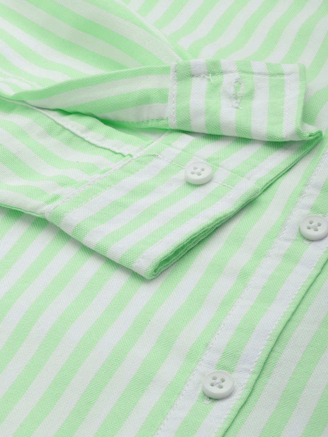 The Indian Garage Co Men Pinstripes Striped Casual Shirt