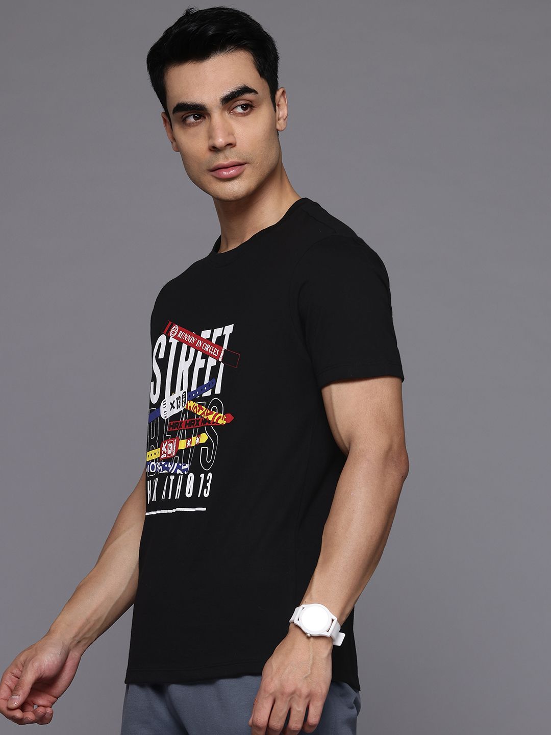 HRX by Hrithik Roshan Men Typography Printed T-shirt