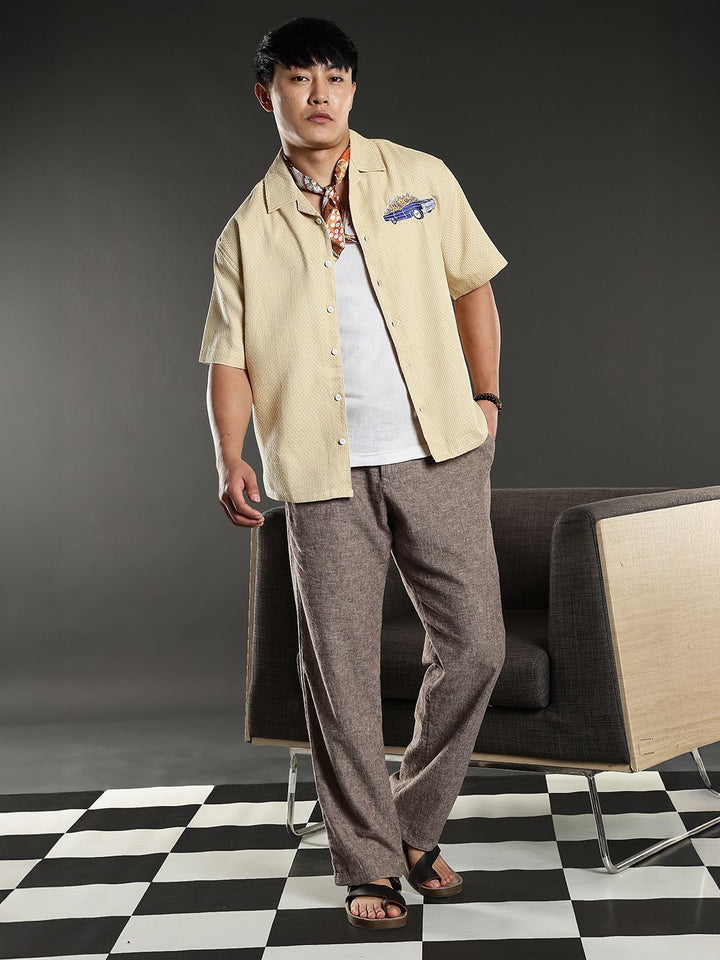 Eszett Fire Car Boxy Fit Baju Kapas Kolar Cuba