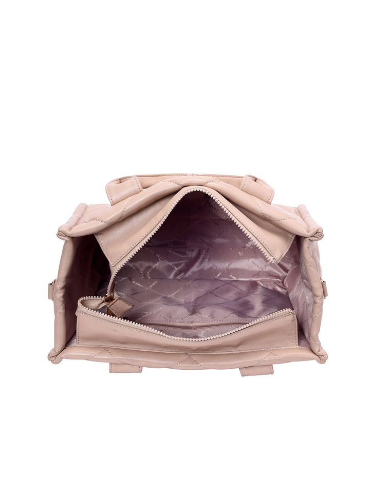 Lino Perros Quilted Structured Handheld Bag
