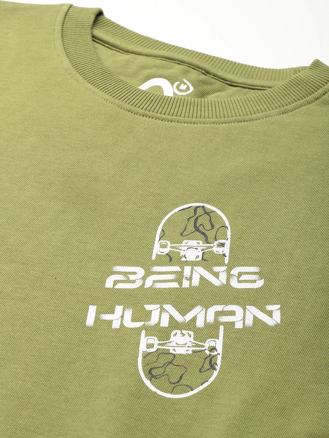 Being Human Men Pure Cotton Sweatshirt